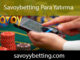 Savoybetting para yatırma pratikliğiyle dikkatleri hissetmektedir.