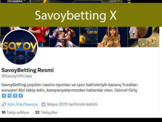 Savoybetting x resmi hesabıyla milyonlara hitap etmektedir.