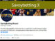 Savoybetting x resmi hesabıyla milyonlara hitap etmektedir.